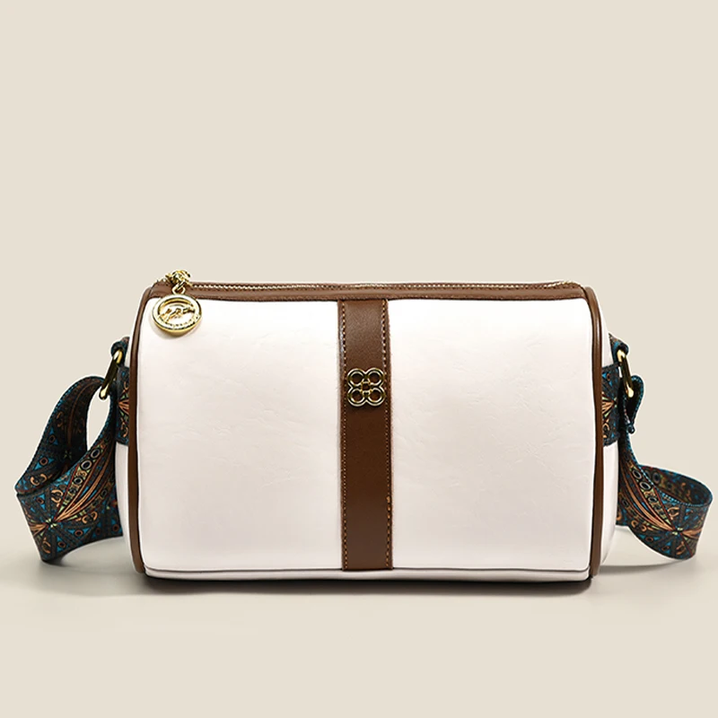 

Vintage Leather Shoulder Bags Women Panelled Purses and Handbags 2022 Summer Luxury New Crossbody Bag Female Designer Bolsas