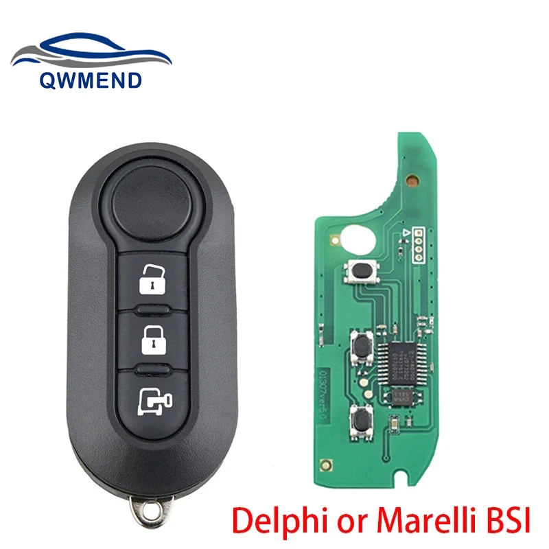 

Car Remote Key for Fiat 500L MPV Ducato For Citroen Jumper For Peugeot Boxer Delphi or Marelli BSI 433mhz 7946 Chip 3 Buttons