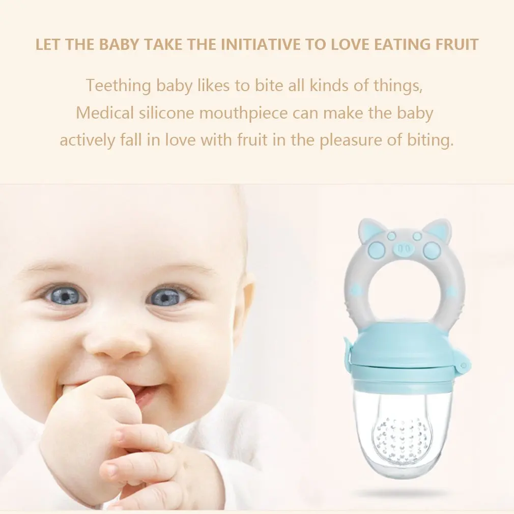 

Silicone Fresh Food Nibbler Baby Feeder Kids Boy Girl Fruit Nipples Feeding Safe Infant Baby Supplies Nipple Soother Bottles