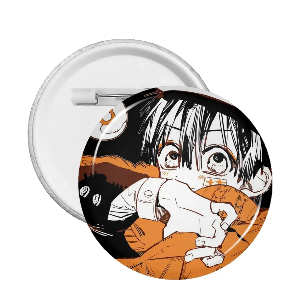 

59mm Jibaku Shounen Hanako Kun Soft Button Pin Funny Badge Anime Yugi Amane Pins Brooches for Hat Anime Fans Collections