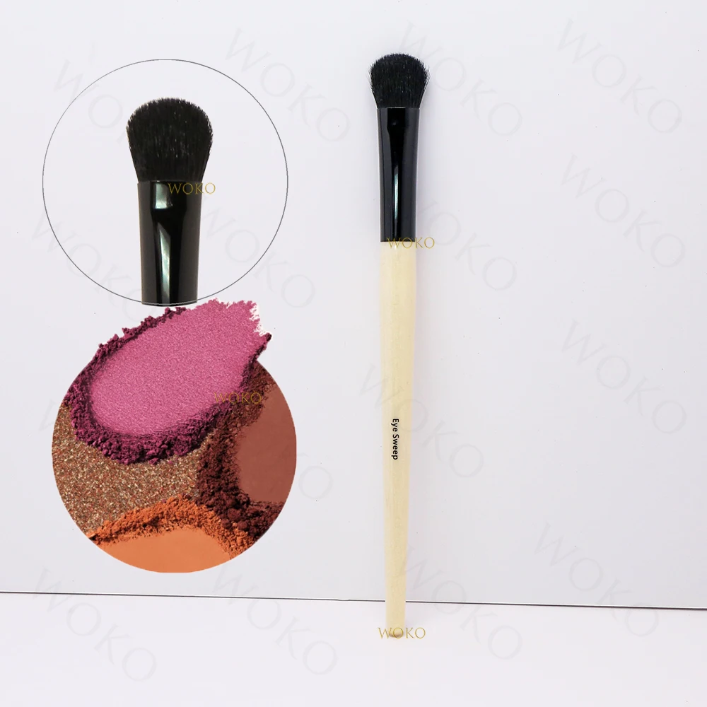 

BB- Eye Shadow Smudge Sweep Brush Eye Allover Shadow Brush Make Up Eyeshadow Brush Goat Hair Big Eyeshadow Makeup Tool