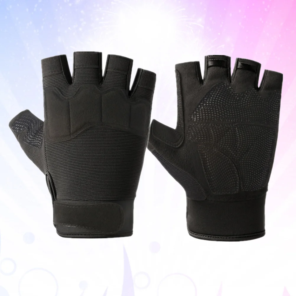 

1 Pair Practical Cycling Gloves Half Finger Gloves for Outdoor Boys Men