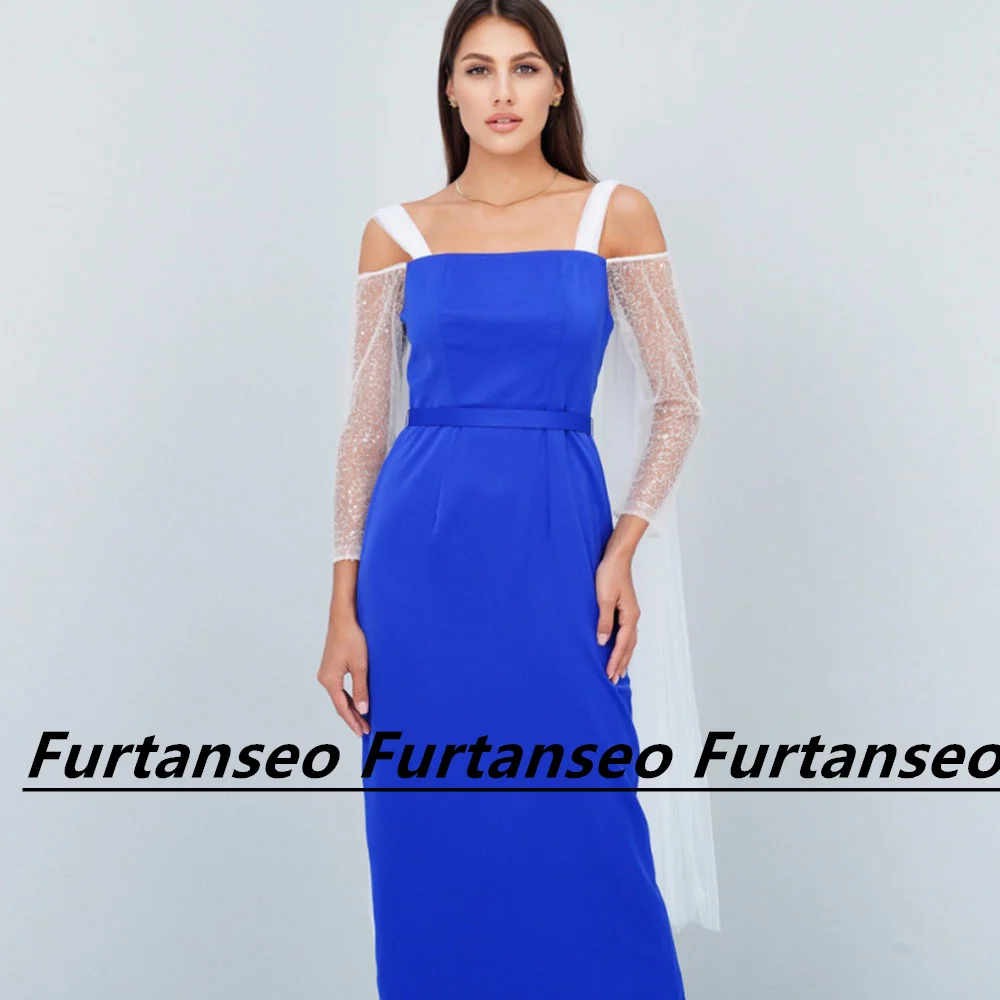 

Модное классическое короткое вечернее платье с квадратным вырезом и открытыми плечами, платье-Русалка длиной ниже колена с молнией на спине, деловые платья