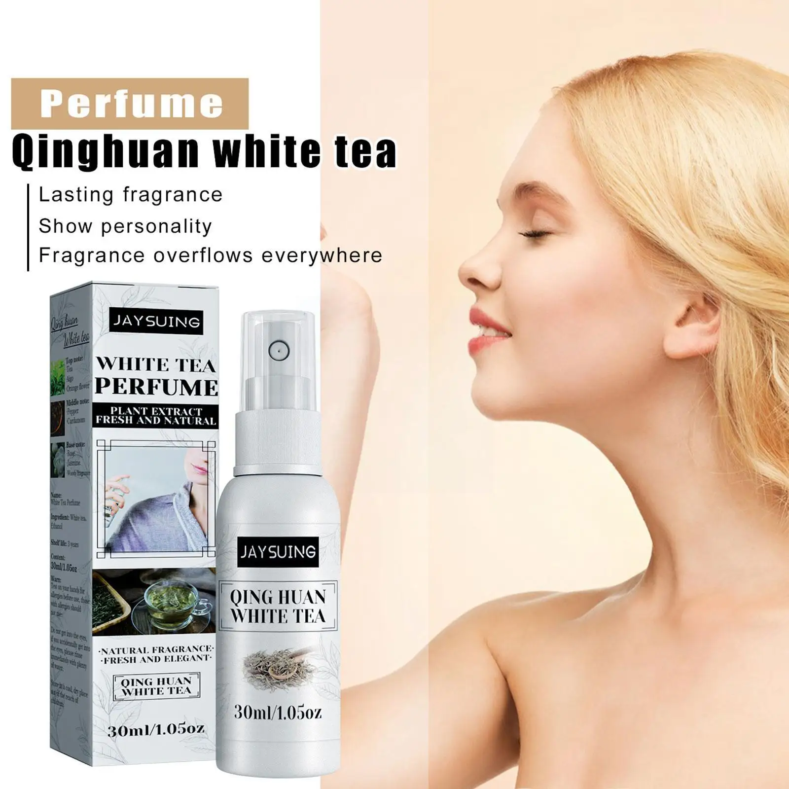 

White Tea Perfume 30 ML Woman Original Fragrances Fresh Beauty Health Deodorants And Pure And Perfumes And P3P6