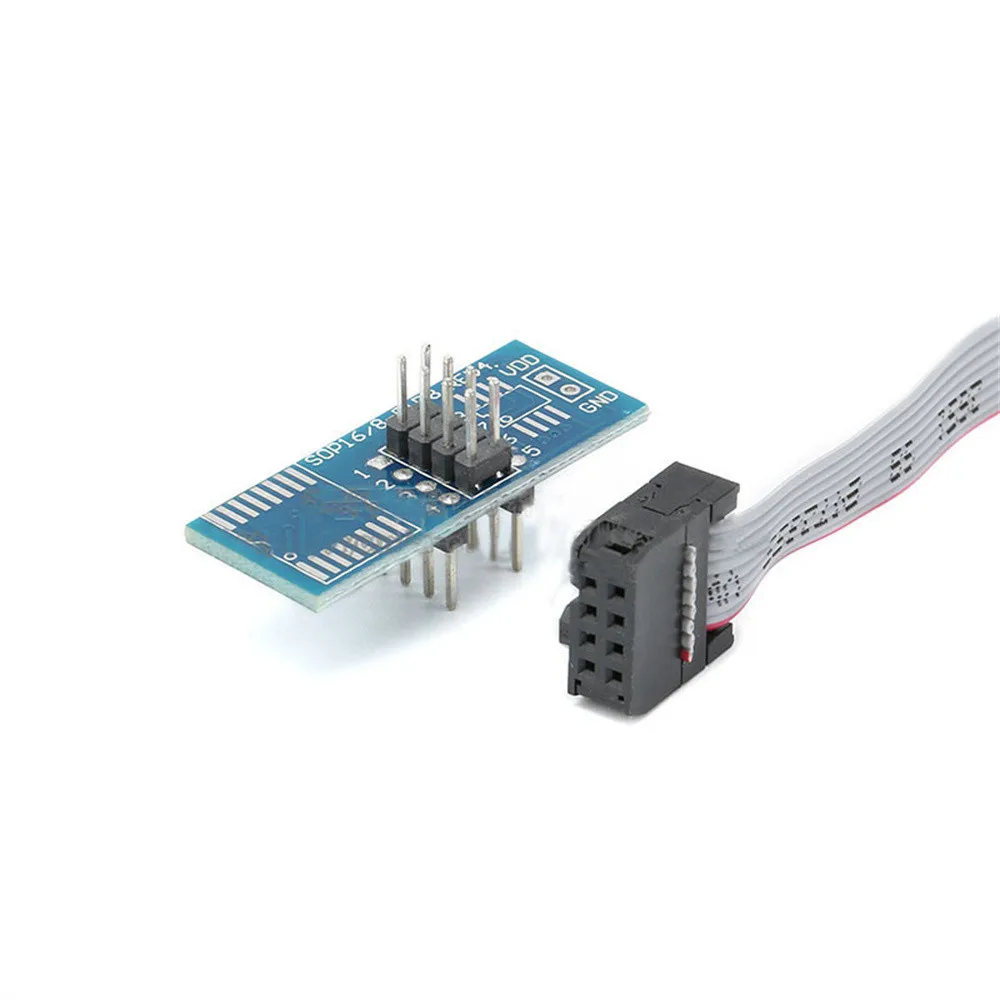 Фото Зажим-адаптер SOIC8 SOP8 Для программатора USB CH341A TL866 TL866II T48 EZP2010 EZP2019 №4