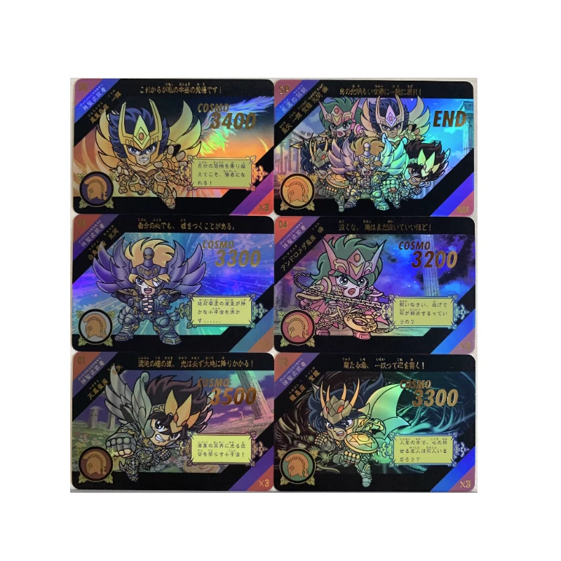 

Детская Подарочная карточка Saint Seiya Khusus Kartu, редкая книга из аниме, день рождения