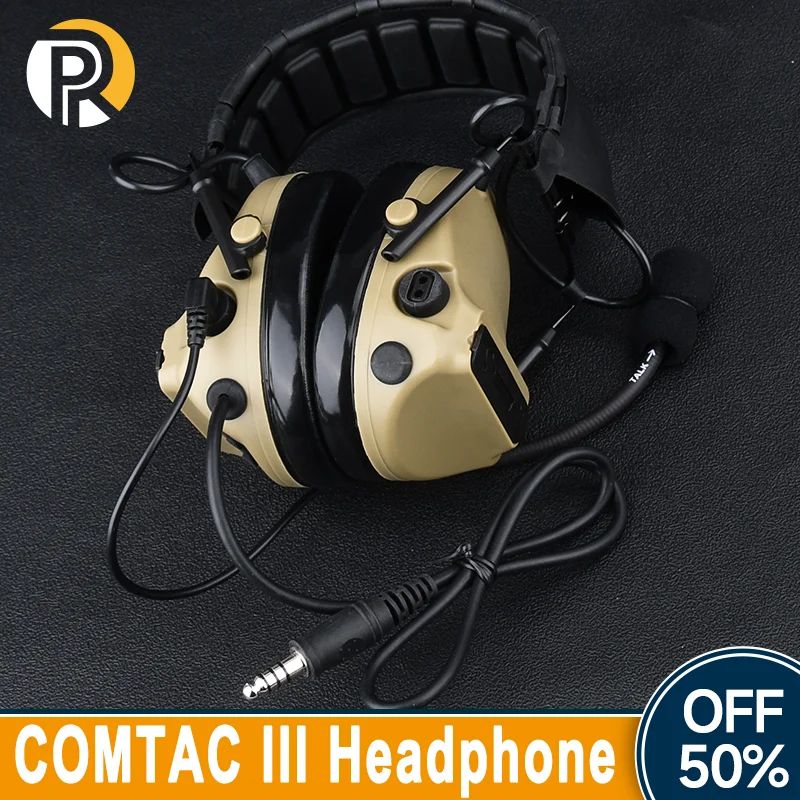 Наушники WADSN Civil COMTA III с шумоподавлением функция связи подходит штекер 7 0 мм U94 PTT