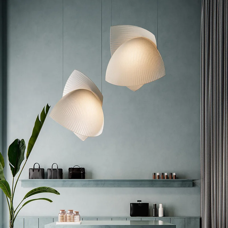 Современные дизайнерские светодиодные люстры из ткани Wabi Sabi, подвесные светильники для гостиной, столовой, светодиодные люстры, домашний декор, Подвесная лампа