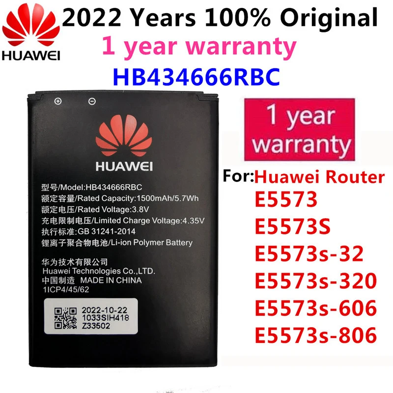 

Оригинальный аккумулятор для телефона Huawei HB434666RBC для Huawei E5573 E5573S