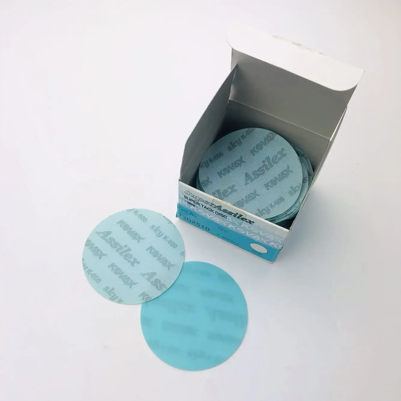 10 шт. 3-дюймовый SuperAssilex Япония KOVAX сухая полировка наждачная бумага супер тонкий