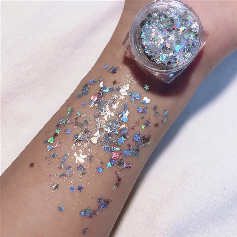 

5g Glitter Eyeshadow Gel Makeup Nail Art Mermaid Sequins Shimmer Diamond Eye Shadow Shiny Skin Highlighter Face Body Cosmetics