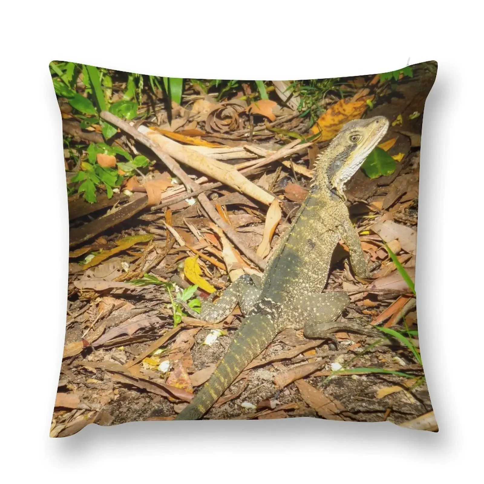 Подушка с австралийским водным драконом роскошные диванные подушки клетчатый