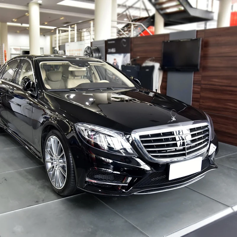 Спойлер для переднего бампера Mercedes Benz S Class W222 400L 500L 4matic разветвители диффузор