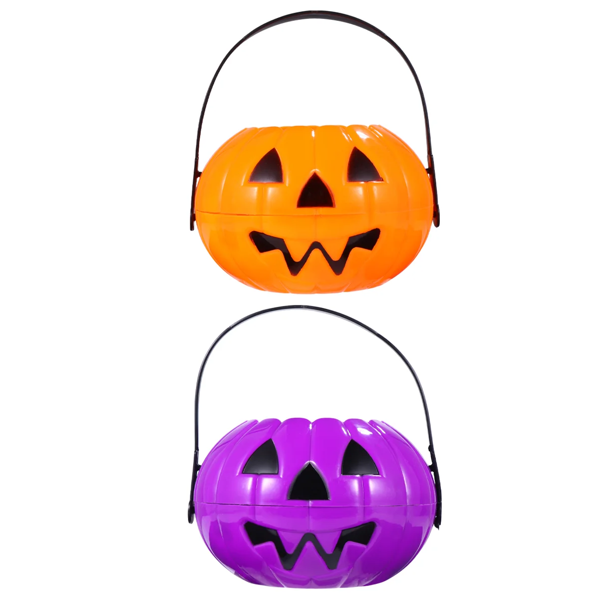 

Pumpkin Trick Or Treat Buckets Candy Bucketkids Bowl Holder Decor Cauldron