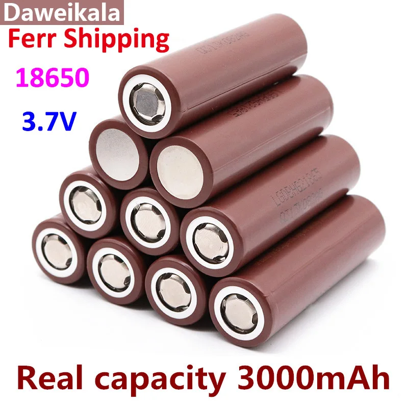 2023 100% оригинальный аккумулятор HG2 3000 мАч 3,6 в разряд 20A 18650 Аккумулятор для LGHG2 3000 мАч 3,7 в 18650 аккумулятор