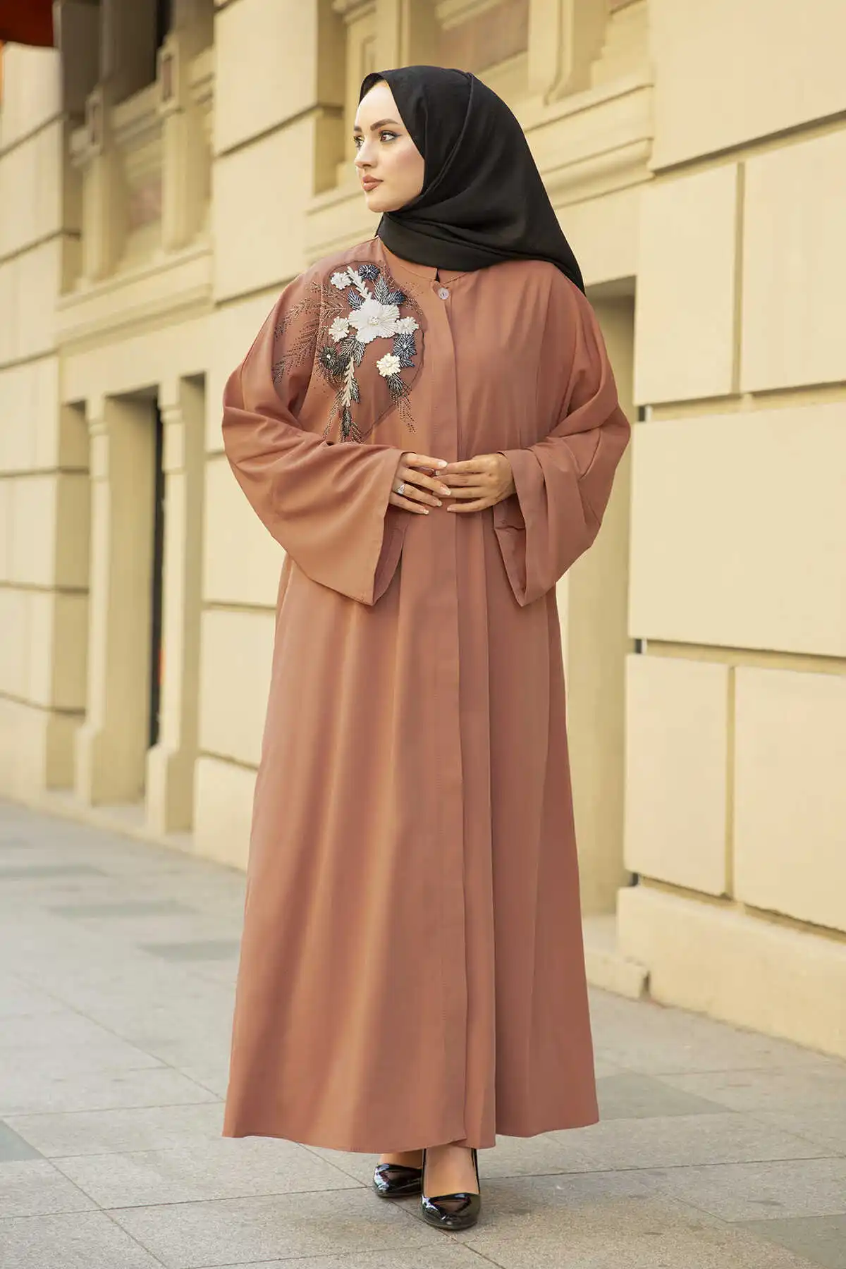 Женское платье-Абая с блестками, Осень-зима 2021