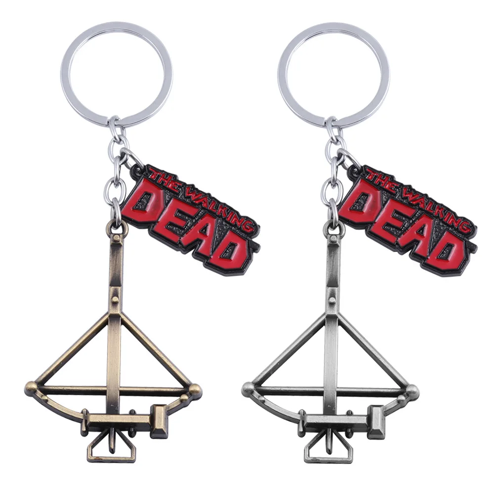 Keychain  Fear The Living Fight The Dead Daryl Pendant Car Key Holder Movie Jewelry