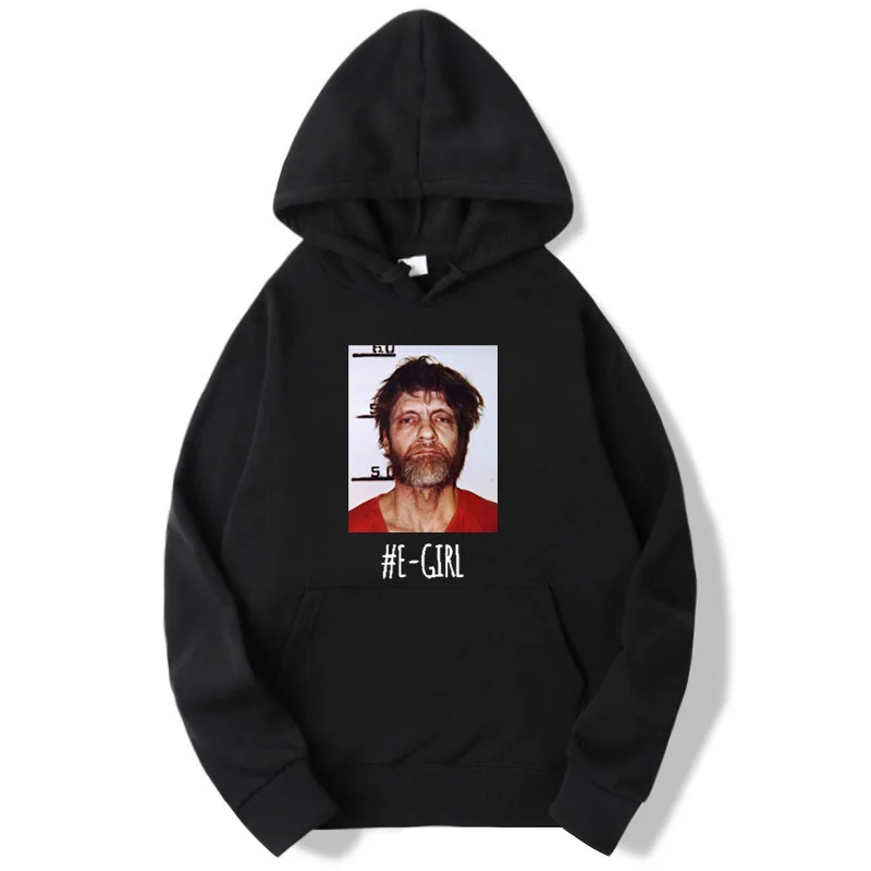

Theodore John Kaczynski Unabomber Graphic Hoodies Harajuku Streetwear Pullover Hip Hop Tracksuit Autumn Winter Hooded Sweatshirt