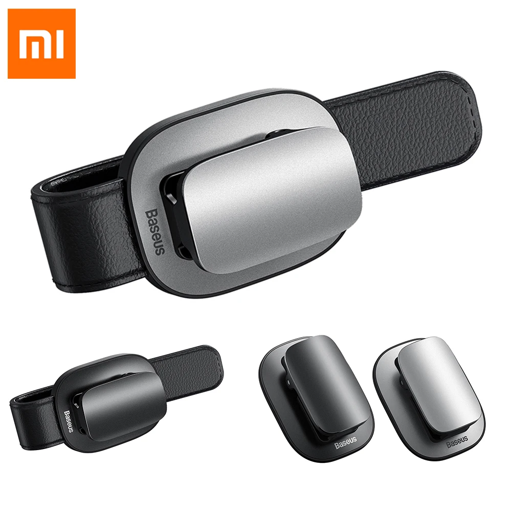 

Xiaomi Baseus Car Universal Dashboard Sun Visor Glasses Sunglasses Clip Receipt Ticket Eyewear Holder Auto Interior Organizer