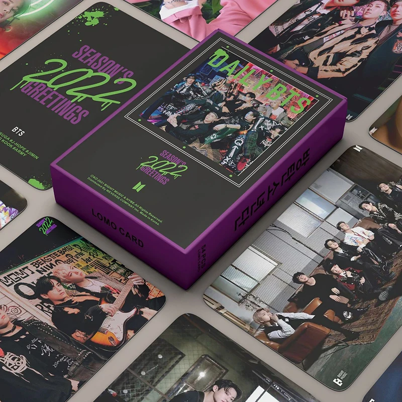 

55pcs/Satz Kpop Streu Kinder Album Lomo Photocards 2022 Season's Greetings Karte Straykids Postkarte Fans Geschenk