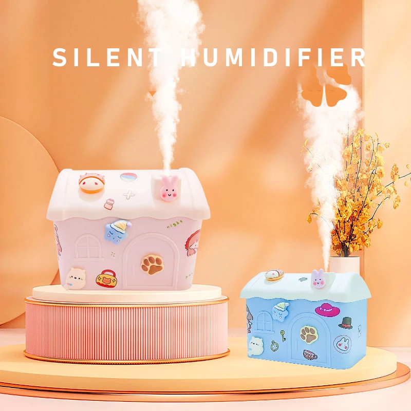 DIY Small House Humidifier Aromatherapy Mini Portable Large Capacity Large Fog Humidifier Power Failure Protection