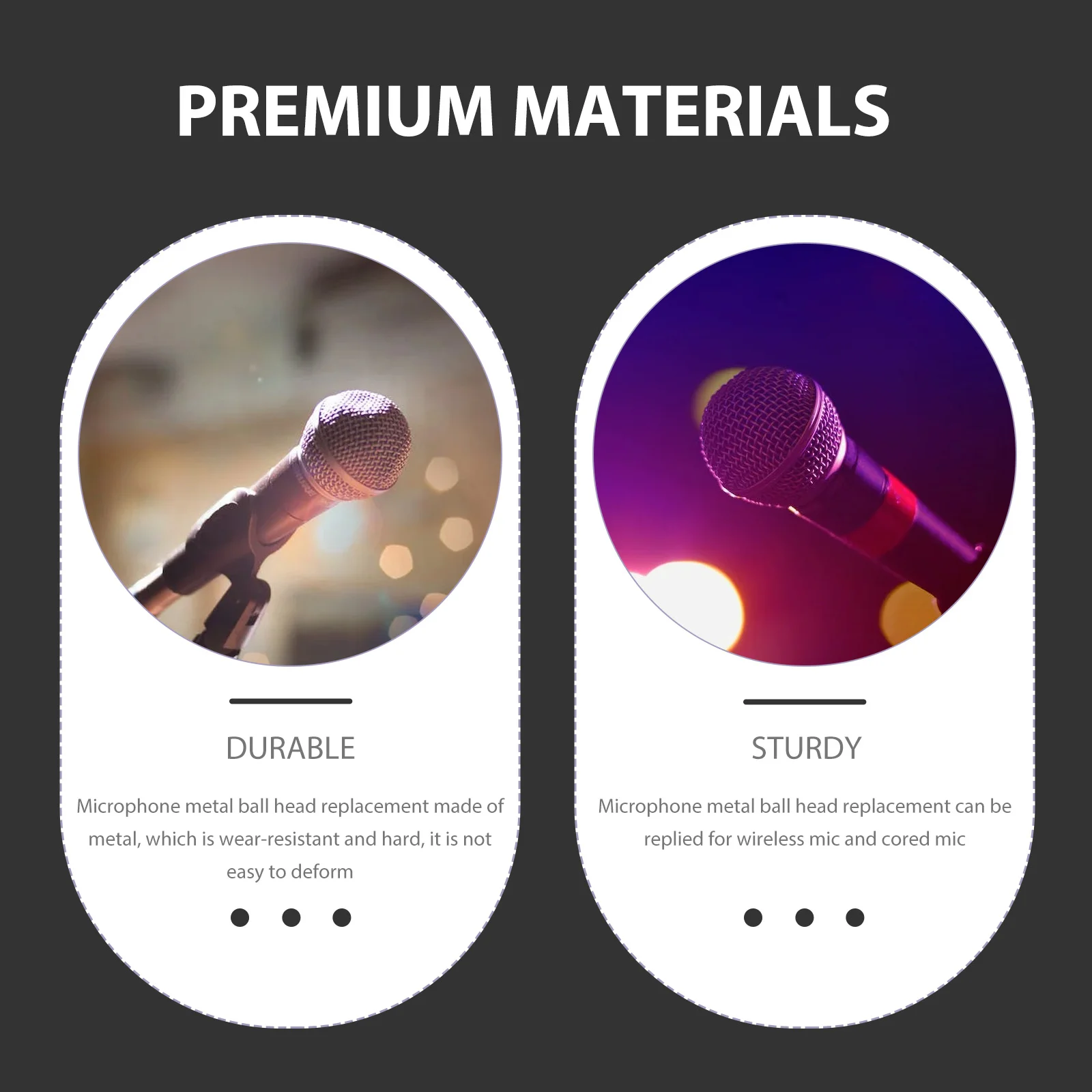 Сменная сетчатая головка микрофона фитинги для решетки беспроводные аксессуары