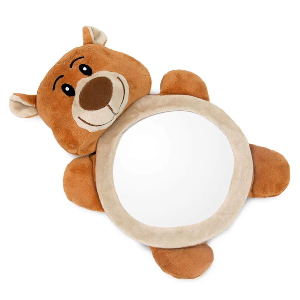 

1pc PLush Leopard Cartoon Adorable Facing Mirror Car Back Seat Mirror View Mirror Rearview Mirror for