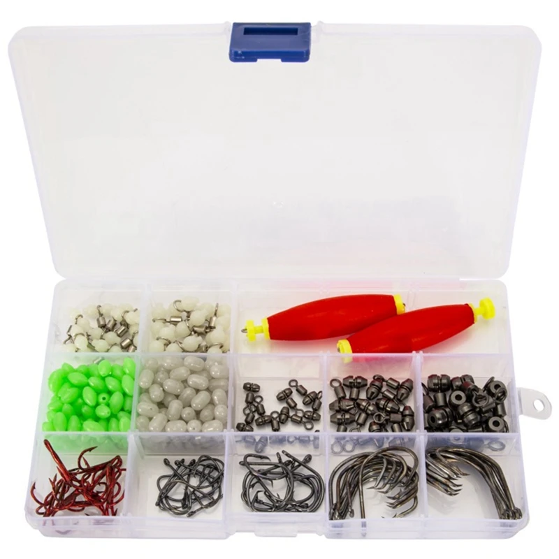 

Набор рыболовных приманок 303 шт., набор смешанных приманок в виде ложки, мягкие приманки, крючки для Поппера, все комплекты рыболовных детале...