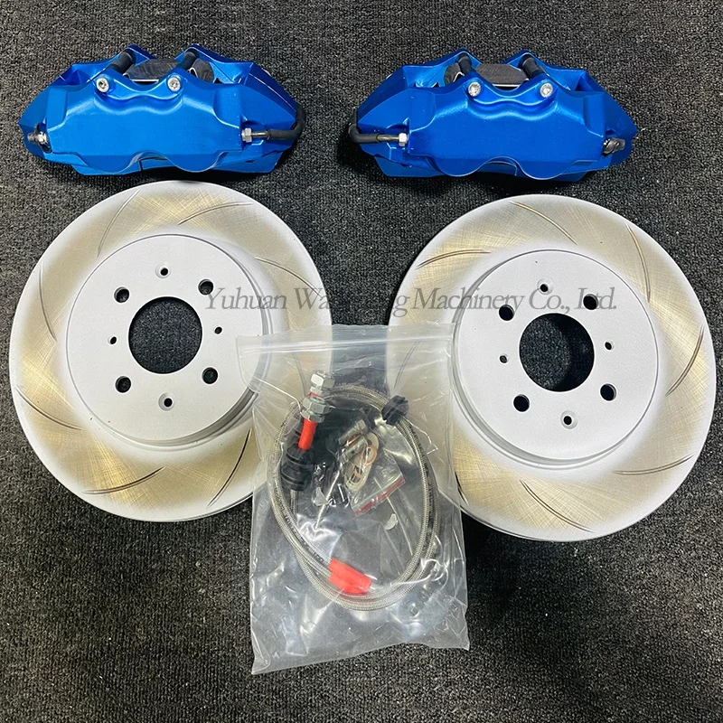 Фото PSP Tuning Custom Auto Brake Parts 4-поршневой спортивный модифицированный гоночный тормозной суппорт SPOON Большой тормозной комплект для ободков 15 16 17 дюймов №3