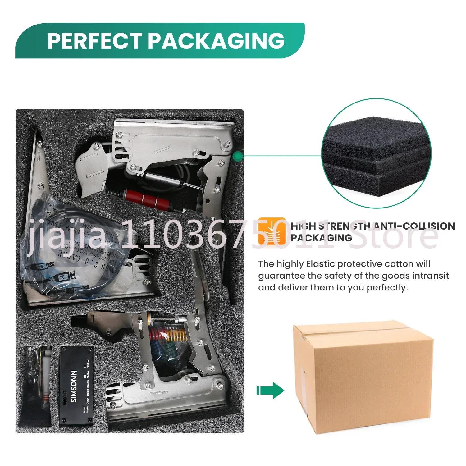 SIMSONN новые профессиональные педали сим-карты гоночные для ПК гоночный симулятор