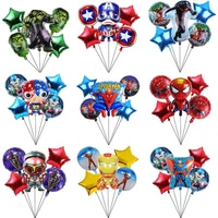 disney balloon set baby shower marvel super heroes birthday party decoration spider man iron man captain american home decor