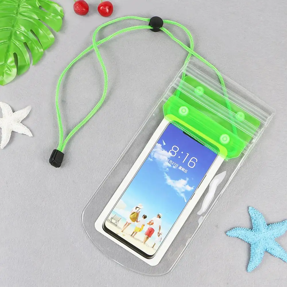 sensitive touch portable underwater case mobile phone cover for rafting free global shipping