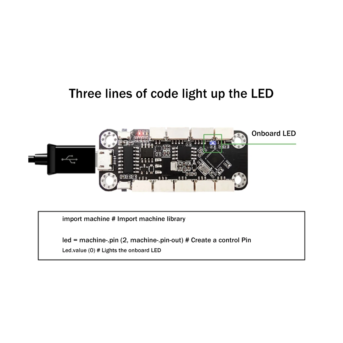 

ESP8266 Wifi Module Python Development Board LoT Starter Kit Compatible with Arduino/Raspberry Pi C++ Python Programming