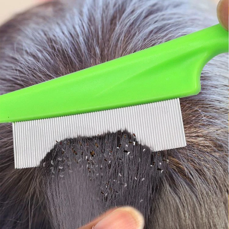 Gentle Nits Flea Eggs Remove Brush for Small Dog Fine Toothe