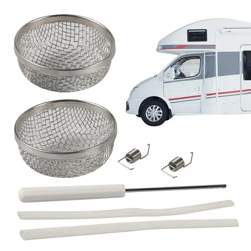 

2 шт., сетчатый экран из нержавеющей стали для водонагревателя