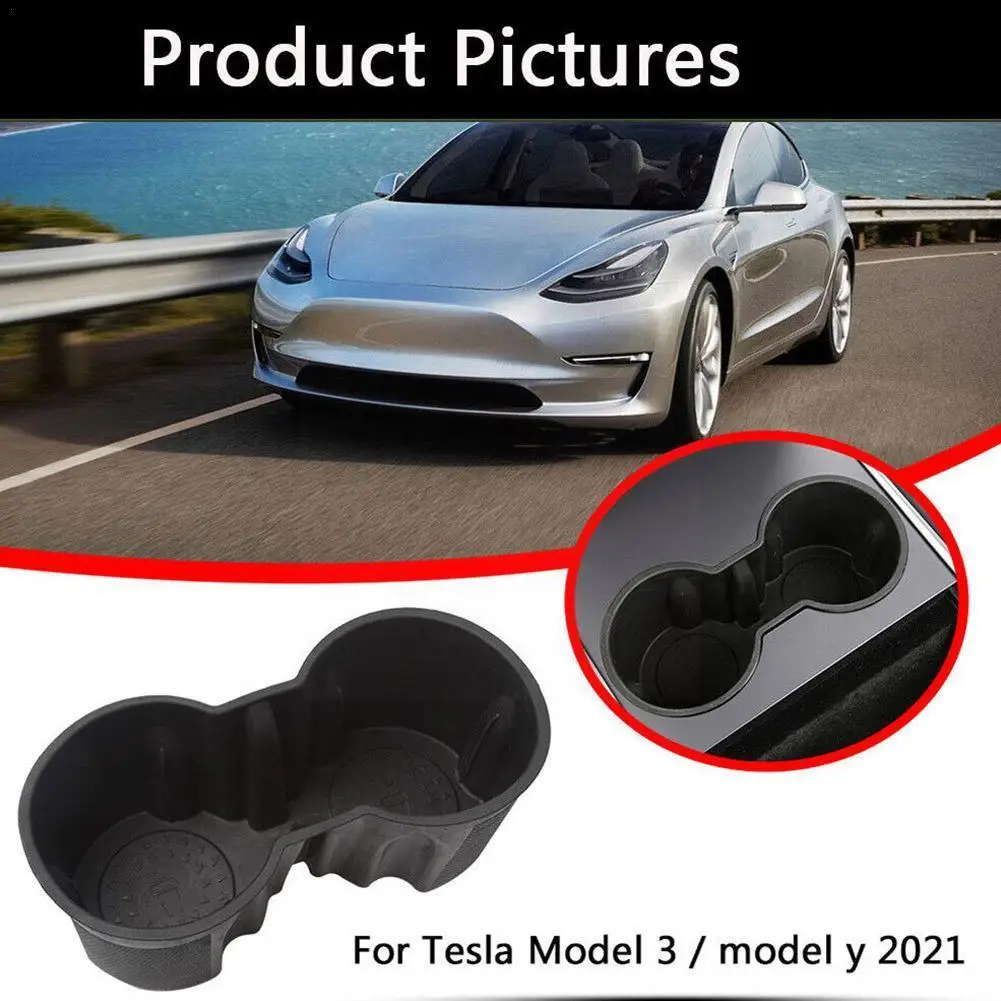 

Черный держатель для стакана Tesla Model 3, модель Y 2021, Z4T2
