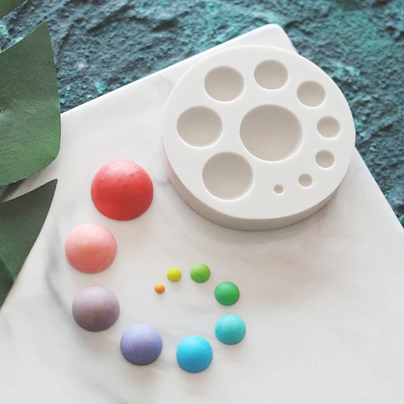 Инструменты для украшения торта помадкой круглой формы силиконовая форма