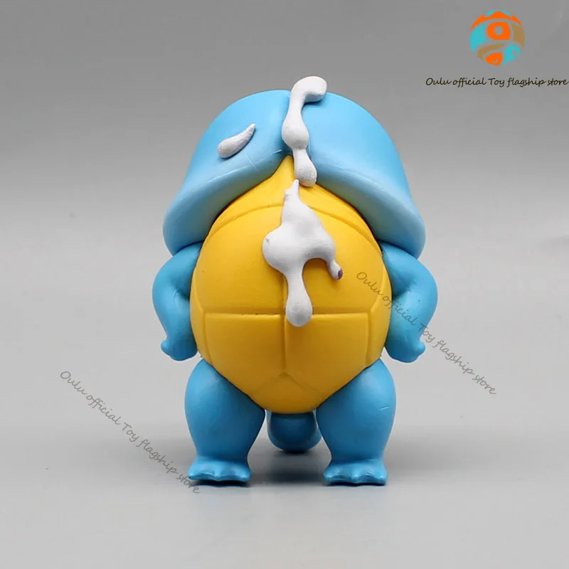 

7.5cm Gk Bull Rush Pokemon Squirtle Charmander Psyduck Bulbasaur Anime Figure Creative Trickery Desktop Decoration Birthday Gift