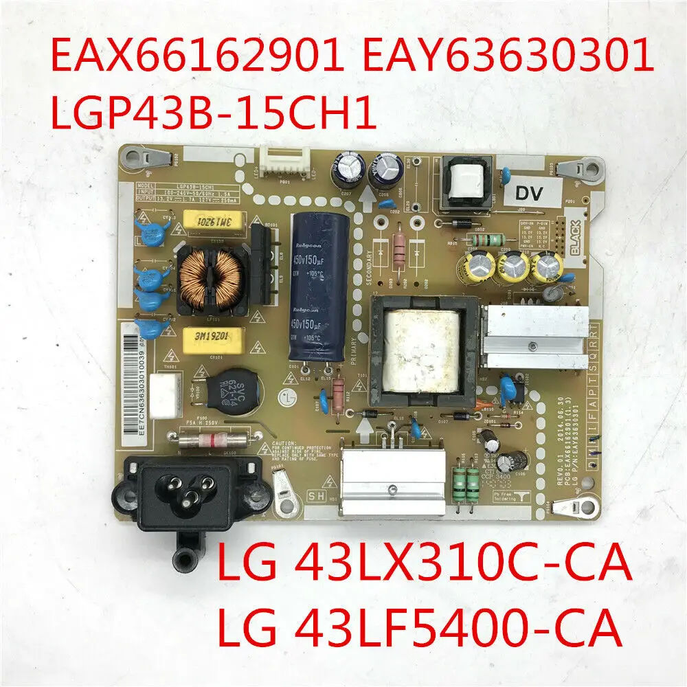 

For EAX66162901 EAY63630301 Power Supply Board For TV LG LGP43B-15CH1 43LX310C-C