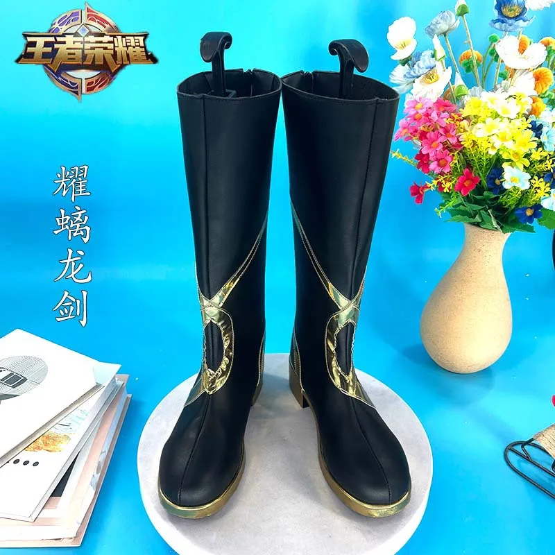 Фото Обувь для косплея Shen Yin Wang Zuo Sheng Cai Er: ботинки для Хэллоуина, аниме и ролевых игр, для вечеринок №3