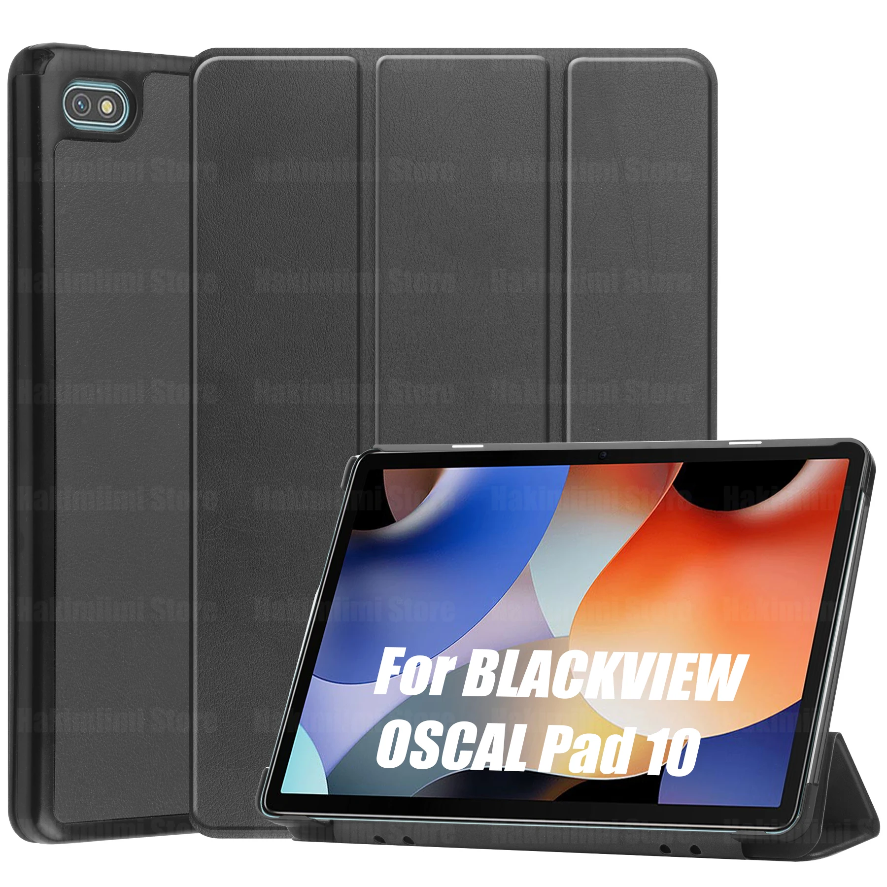 

Shockproof PU case for Blackview Oscal Pad 10 (10.1") Lightweight Tri-Fold with Slim Holder Cover for Blackview Oscal Pad 10