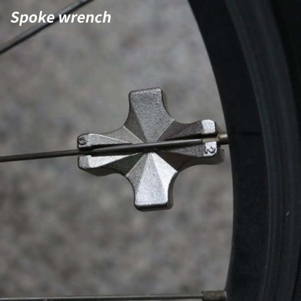 

Easy to Carry Disassembly Tool Wear Resistant Spoke Adjustment Wrench for Bike