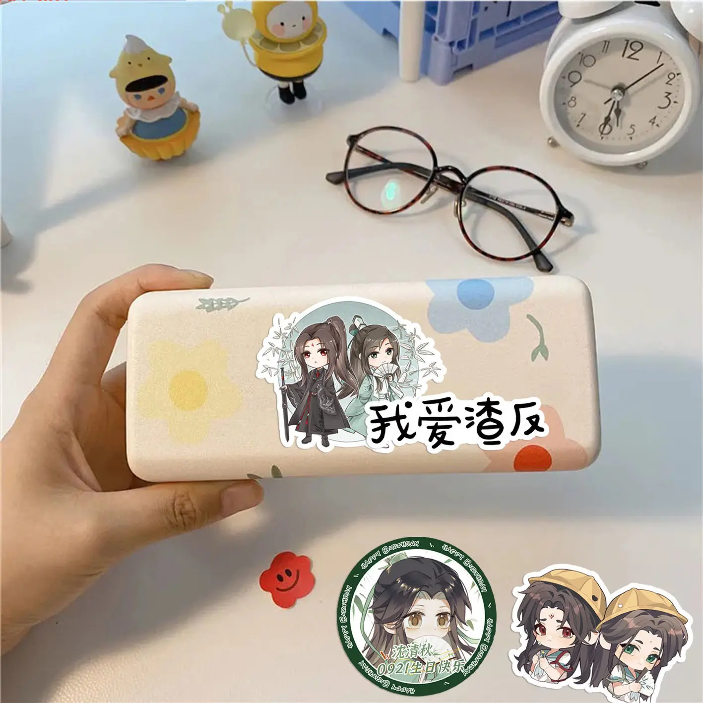 Аниме самосохранение злодей Стикеры для системы скрапбукинга Shen Qingqiu Luo Binghe Kawaii