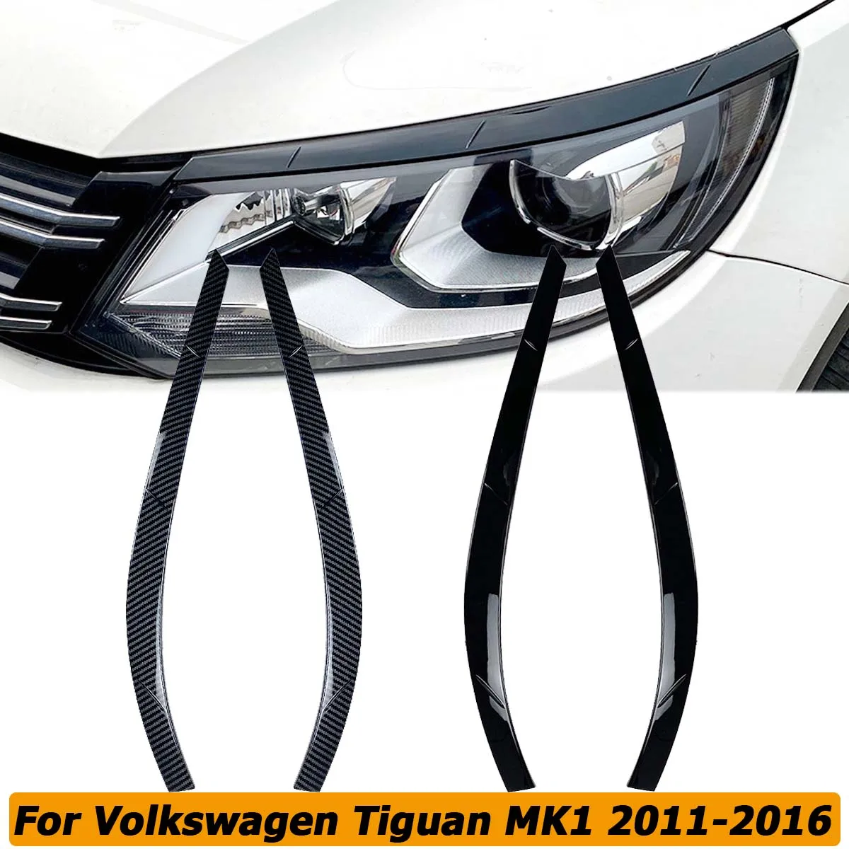 

Наклейка на фары 2011-2016 для автомобиля, для Фольксвагена VW тигуан MK1, 2 шт.