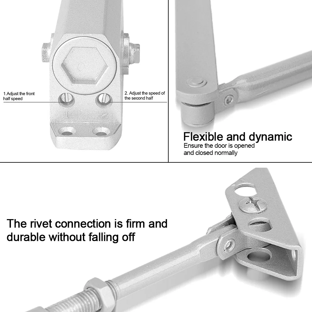 

Security Home Easy Install Office Commercial Hydraulically Operated Slow Closing Hinge Automatic Door Closer High Performance