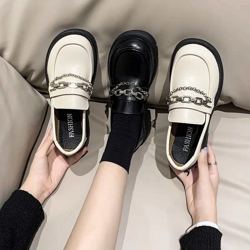 

Туфли Lolita новые милые лоферы с бантом обувь на толстом каблуке на платформе японская мягкая Униформа JK для девушек женская обувь для коллед...