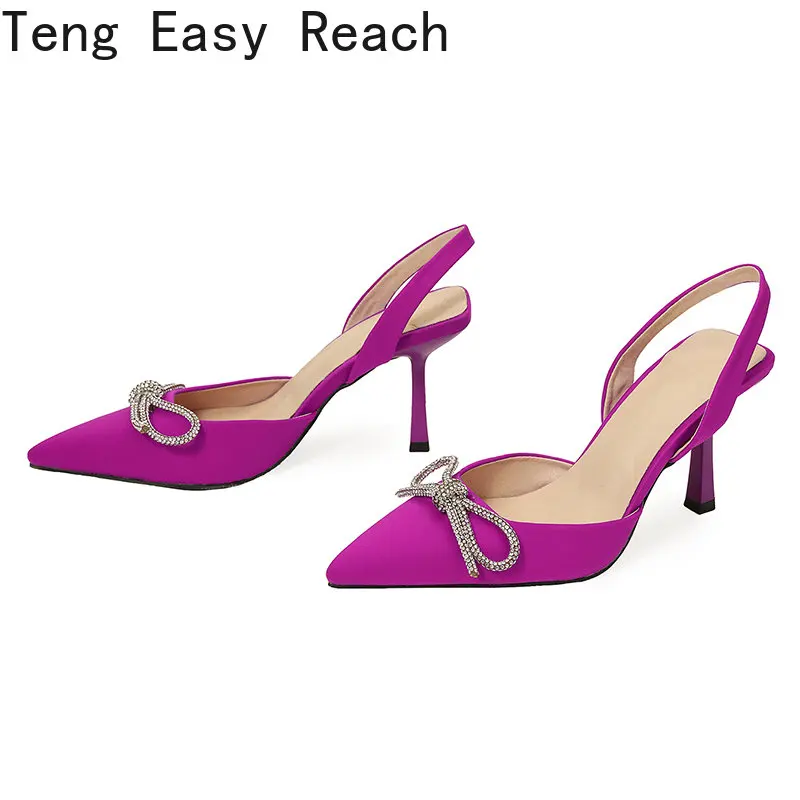 

Женские вечерние туфли-лодочки на высоком каблуке 8,5 см