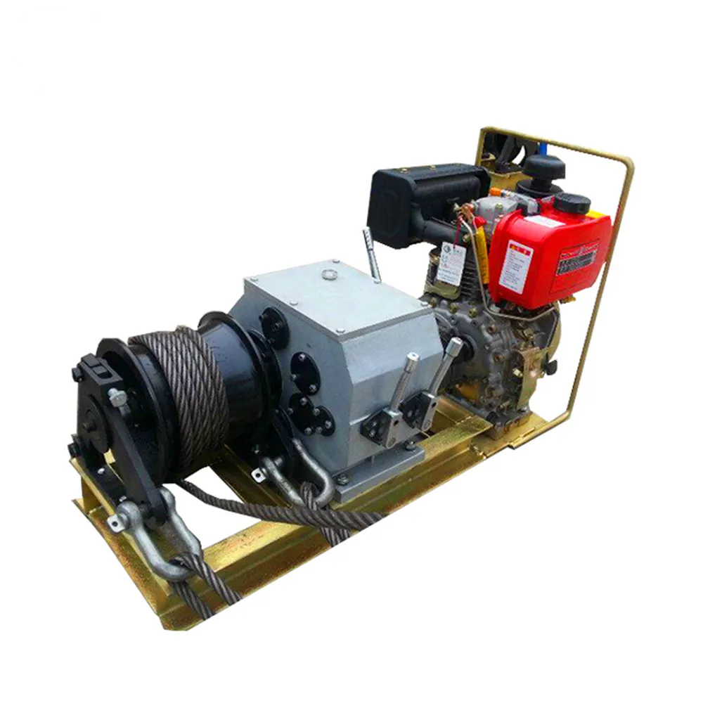 

5 ton Double Capstan Winch Cable Pulling Machine for Power Construction