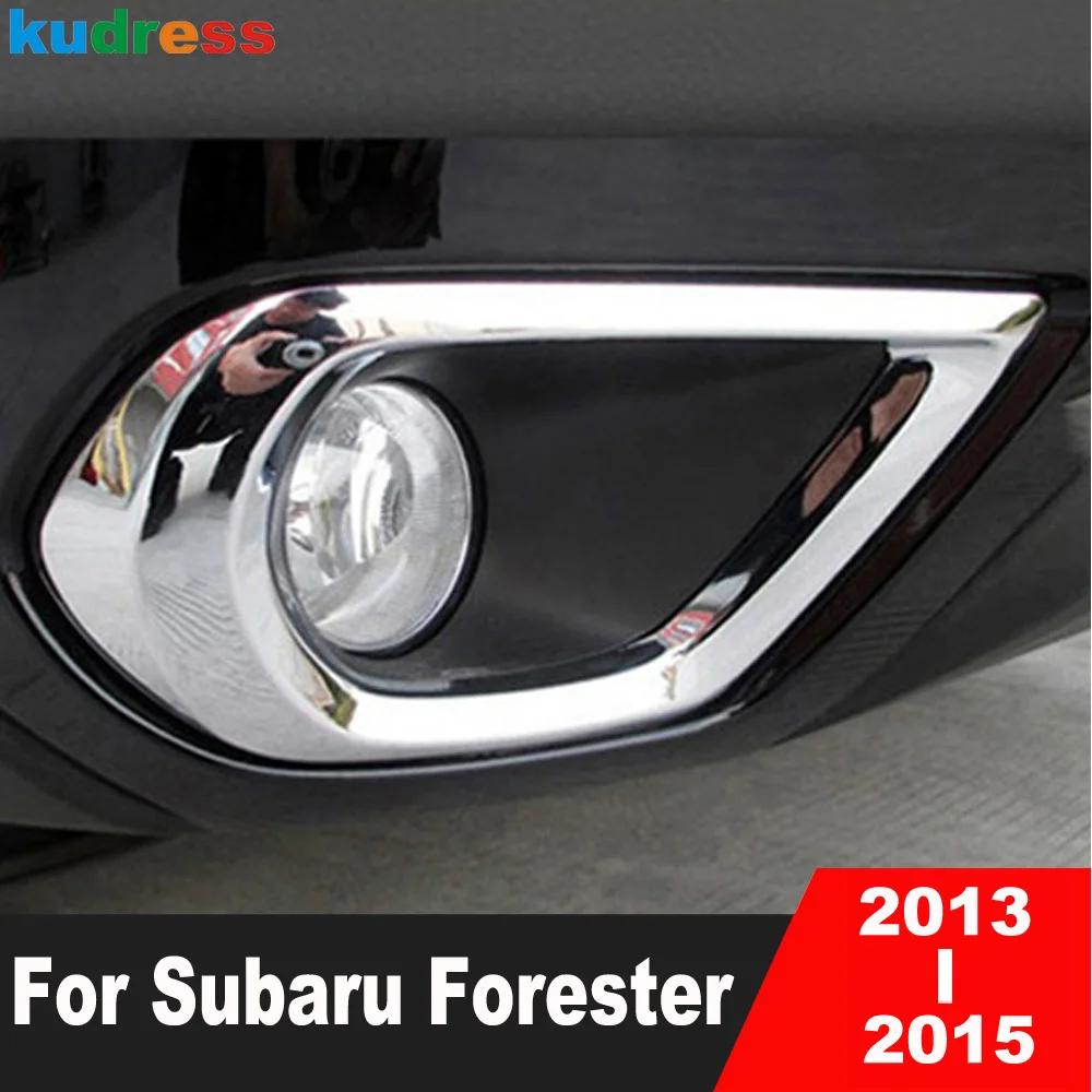 Автомобильная передняя противотуманная лампа обшивка для Subaru Forester 2013 2014 2015