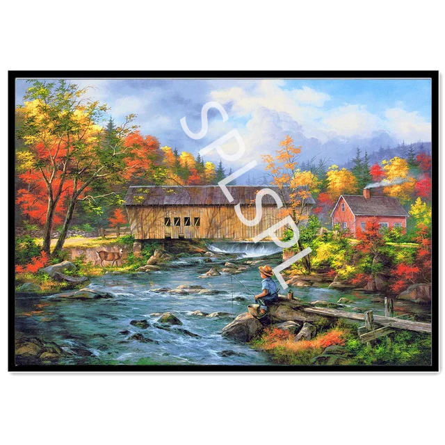 5D Diamond Painting Home Decoration Embroidery Mosaic Nordic Cross Stitch of Rhinestone Landscape Beach Wall Art Pictures |